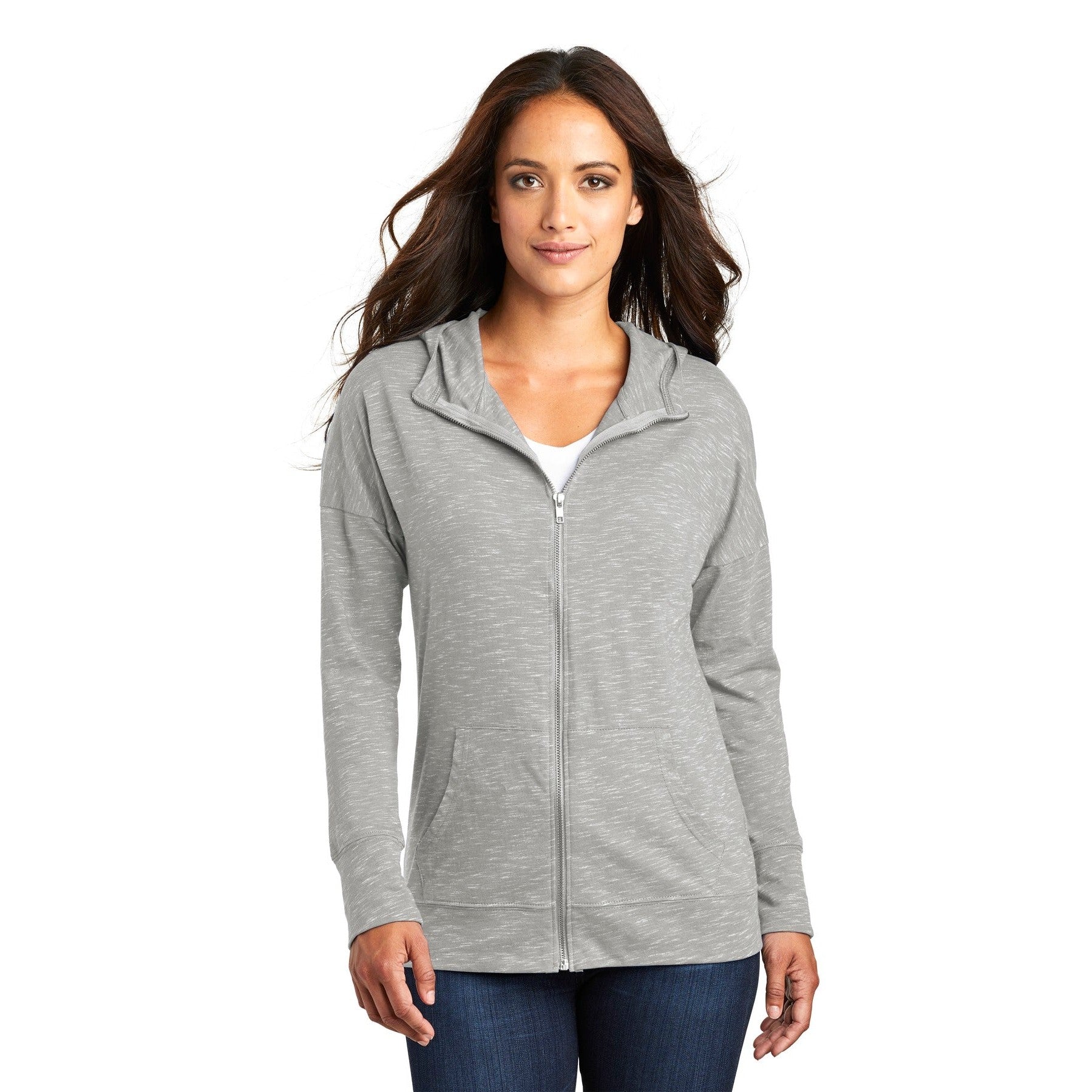 District-District ® Women's Medal Full-Zip Hoodie. DT665-MedTech-3